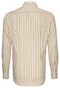 Seidensticker Stripe Spread Kent Shirt Brown Melange Dark