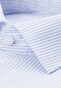 Seidensticker Striped Business Kent Overhemd Blauw