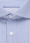 Seidensticker Striped Non Iron Business Overhemd Intens Blauw