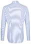 Seidensticker Striped Sleeve 7 Shirt Aqua Blue