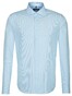 Seidensticker Striped Tailored Shirt Turquoise Melange