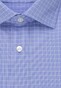 Seidensticker Structure Check Business Kent Overhemd Intens Blauw