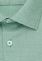 Seidensticker Structure Faux Uni Overhemd Groen