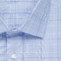Seidensticker Structure Slim Business Check Overhemd Intens Blauw