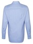 Seidensticker Structured Uni Light Spread Kent Overhemd Intens Blauw