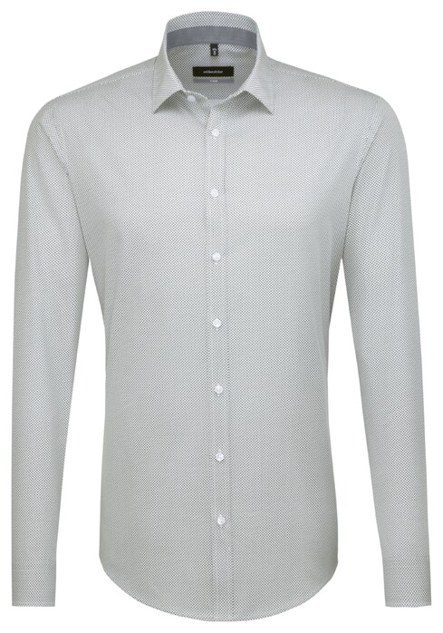 Seidensticker Styled Business Shirt Light Grey