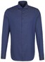 Seidensticker Tailored Subtle Contrast Overhemd Blauw