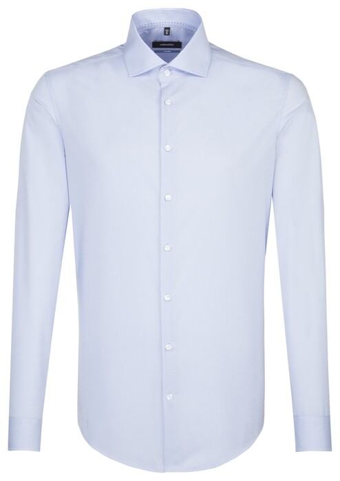 Seidensticker Tailored Uni Spread Kent Shirt Blue