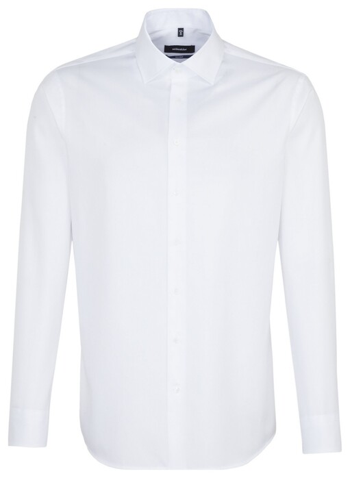 Seidensticker Twill Light Business Kent Shirt White