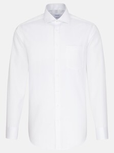 Seidensticker Twill Spread Kent Shirt White