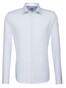 Seidensticker Uni Blauw Business Kent Overhemd