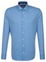Seidensticker Uni Business Kent Overhemd Aqua
