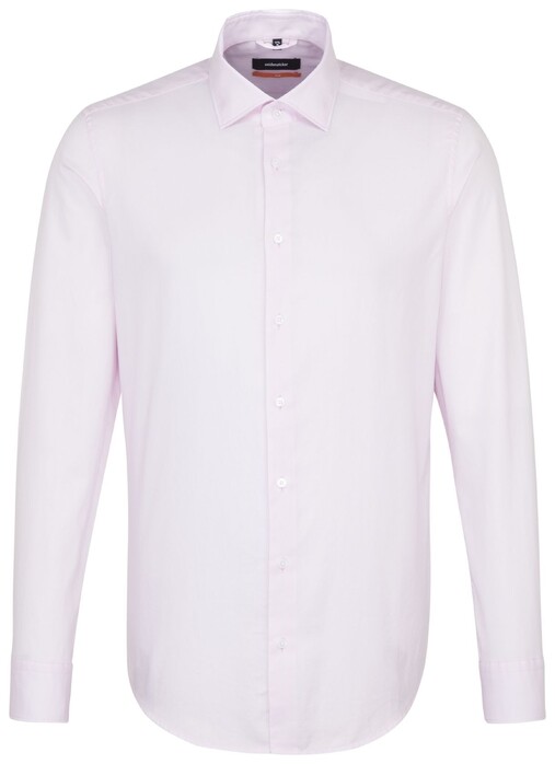 Seidensticker Uni Business Twill Overhemd Rosé