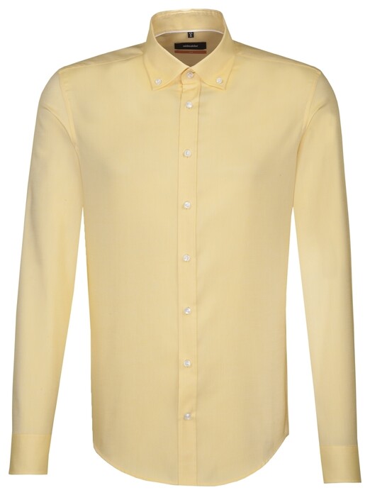 Seidensticker Uni Button Down Shirt Yellow