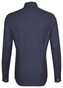 Seidensticker Uni Contrast Button Shirt Dark Evening Blue