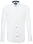 Seidensticker Uni Contrast Micro Dot Shirt White