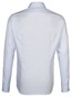 Seidensticker Uni Contrast Slim Shirt Aqua Blue