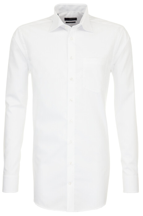 Seidensticker Uni Extra Mouwlengte Overhemd Wit
