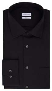 Seidensticker Uni Extra Mouwlengte Shirt Black