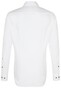 Seidensticker Uni Fil-a-Fil Sleeve 7 Shirt White