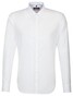 Seidensticker Uni Kent Overhemd Wit