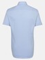 Seidensticker Uni Kent Short Sleeve Overhemd Licht Blauw