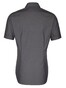 Seidensticker Uni Kent Short Sleeve Shirt Grey