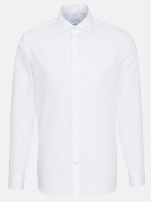 Seidensticker Uni Light Spread Kent Overhemd Wit