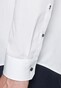 Seidensticker Uni Poplin Contrast Overhemd Wit