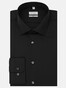 Seidensticker Uni Poplin Contrast Overhemd Zwart