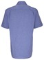 Seidensticker Uni Short Sleeve Overhemd Sky Blue Melange