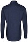 Seidensticker Uni Slim Spread Kent Overhemd Navy Blue