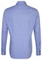 Seidensticker Uni Slim Spread Kent Overhemd Sky Blue Melange