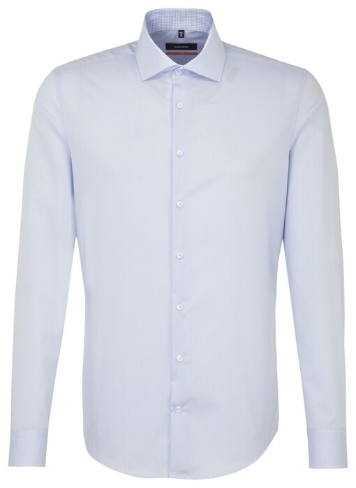 Seidensticker Uni Spread Kent Shirt Aqua Blue