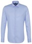 Seidensticker Uni Spread Kent Shirt Deep Intense Blue