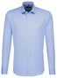 Seidensticker Uni Spread Kent Shirt Deep Intense Blue