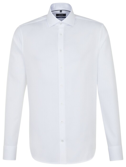 Seidensticker Uni Spread Kent Shirt White