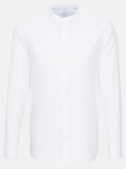Seidensticker Uni Stand Up Collar Shirt White