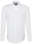 Seidensticker Uni Structure Business Kent Shirt White