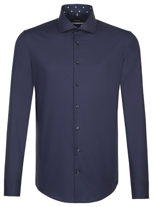 Seidensticker Uni X-Slim Sleeve 7 Shirt Navy