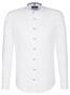 Seidensticker White Uni Overhemd Wit