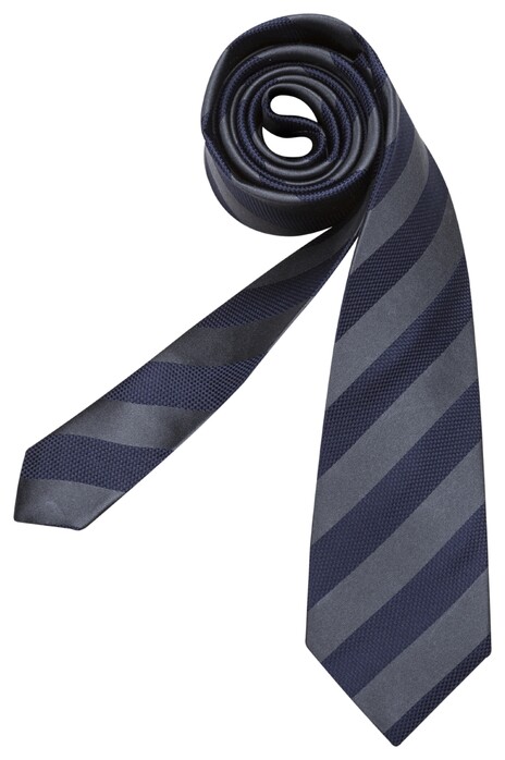Seidensticker Wide Stripe Tie Near Black