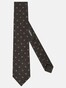 Seidensticker Wool Dotted Contrast Tie Black