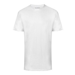 Slater Basic 2-pack T-shirt Round-Neck T-Shirt Wit