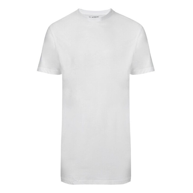 Slater Basic Extra Long 2-pack T-shirt T-Shirt White