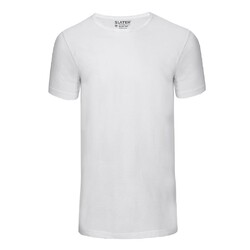 Slater Basic Fit 2-pack T-shirt Round-Neck T-Shirt Wit