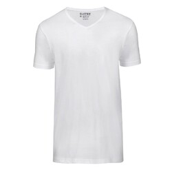 Slater Basic Fit 2-pack T-shirt V-neck  T-Shirt White