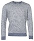 Thomas Maine 2-Tone Pattern Check Structure Pullover Night Blue