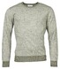 Thomas Maine 2-Tone Pattern Check Structure Pullover Olive Green