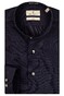 Thomas Maine Band Collar Knitted Uni Palermo Overhemd Dark Navy